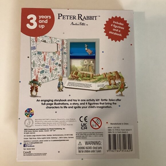 The World of Beatrix Potter / Peter Rabbit Tattle Tal... by Phidal Publishing - Picture 3 of 3